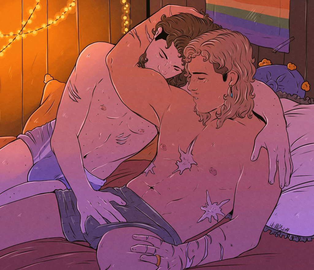 Something half nsfw after a looong time of not posting! 
#harringrove