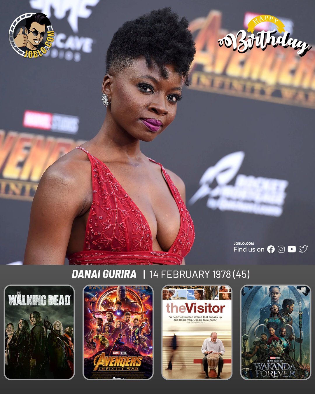 Happy birthday Danai Gurira!  