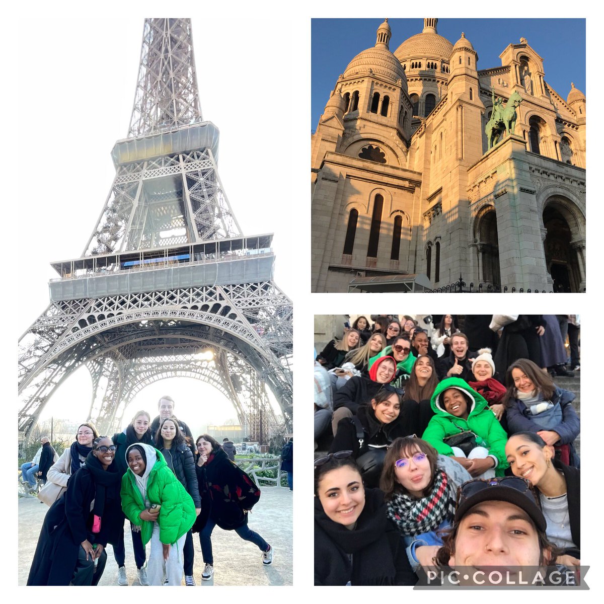 acTlseEG: RT <a href="/BTSComOzenne/">BTS Com'Ozenne</a>: #PARIS JOUR 1 🎉
Nous avons fait un tour à la fameuse et l’unique : la Tour Effeil !
On a fini la journée à Montmartre et admiré le coucher du soleil sur les marches du Sacré Cœur 🌞@LyceeOzenne <a href="/acTlseEG/">EGTlse</a> #btscom #Paris #voy…