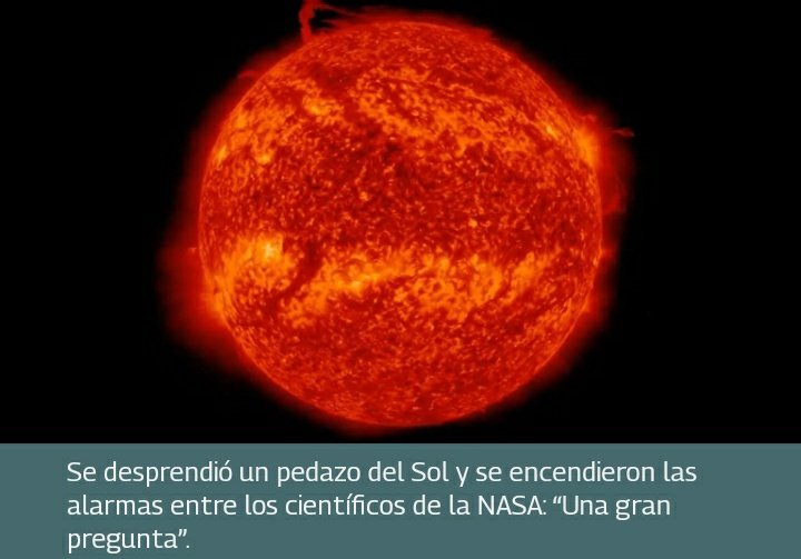 Um pedaço de sol caiu e alarmes dispararam entre os cientistas da NASA: "Uma grande dúvida" Os cientistas da NASA ficaram completamente perplexos com uma descoberta particular que disparou o alarme em todo o mundo
