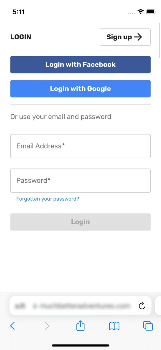 Encountered the misleading login screen since long time (I blurred the URL)