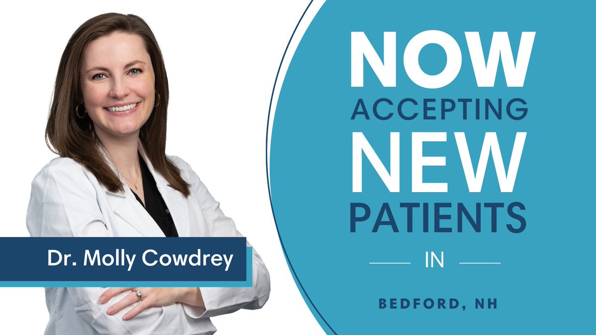 We are so excited to open in Bedford, New Hampshire in just two weeks! Dr. Molly Cowdrey is now accepting new patients. Call us at (603) 403-5332 to schedule an appointment today!