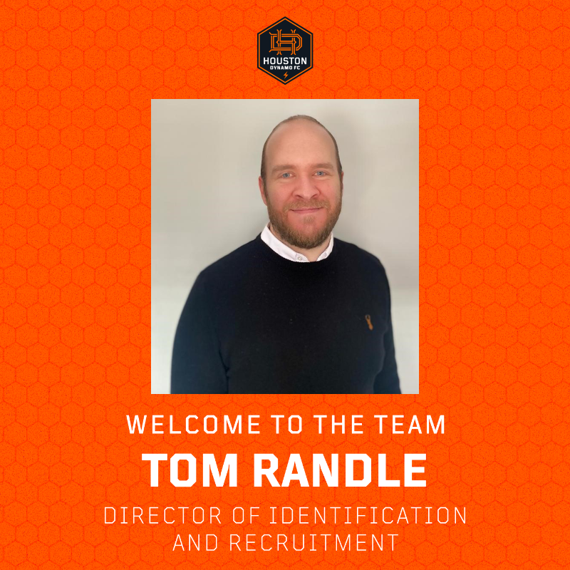 HoustonDynamo's tweet photo. Laying the groundwork to identify and recruit players around the ๐
Welcome to the Club, Tom Randle!
#HoldItDown