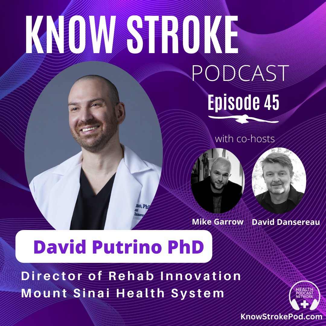 Know Stroke (@knowstroke_pod) on Twitter photo In our latest episode, Dr. David Putrino takes us on a journey from his childhood in Western Australia, to his role as Director of Rehabilitation Innovation at
<a href="/MountSinaiNYC/">Mount Sinai Health System</a>
🎙 Listen & subscribe: knowstrokepod.com/podcast
<a href="/MountSinaiRehab/">Mount Sinai Rehabilitation and Human Performance</a> <a href="/IcahnMountSinai/">Icahn School of Medicine at Mount Sinai</a> <a href="/MindMazeTech/">MindMaze</a> In our latest episode, Dr. David Putrino takes us on a journey from his childhood in Western Australia, to his role as Director of Rehabilitation Innovation at
<a href="/MountSinaiNYC/">Mount Sinai Health System</a>
🎙 Listen & subscribe: knowstrokepod.com/podcast
<a href="/MountSinaiRehab/">Mount Sinai Rehabilitation and Human Performance</a> <a href="/IcahnMountSinai/">Icahn School of Medicine at Mount Sinai</a> <a href="/MindMazeTech/">MindMaze</a>
