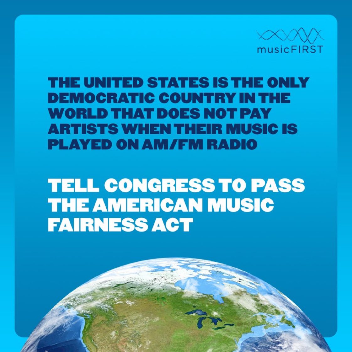 ArTallks's tweet photo. This #WorldRadioDay📻
@musicFIRST, we're reminded that #GreedyBroadcasters have been refusing to pay their fair share for decades, hurting American music artists at home and abroad.
Learn more about why it’s time for #MusicFairness at https://t.co/p4CaaCQt16.
#WorldRadioDay2023 https://t.co/N4NL0bNLzg