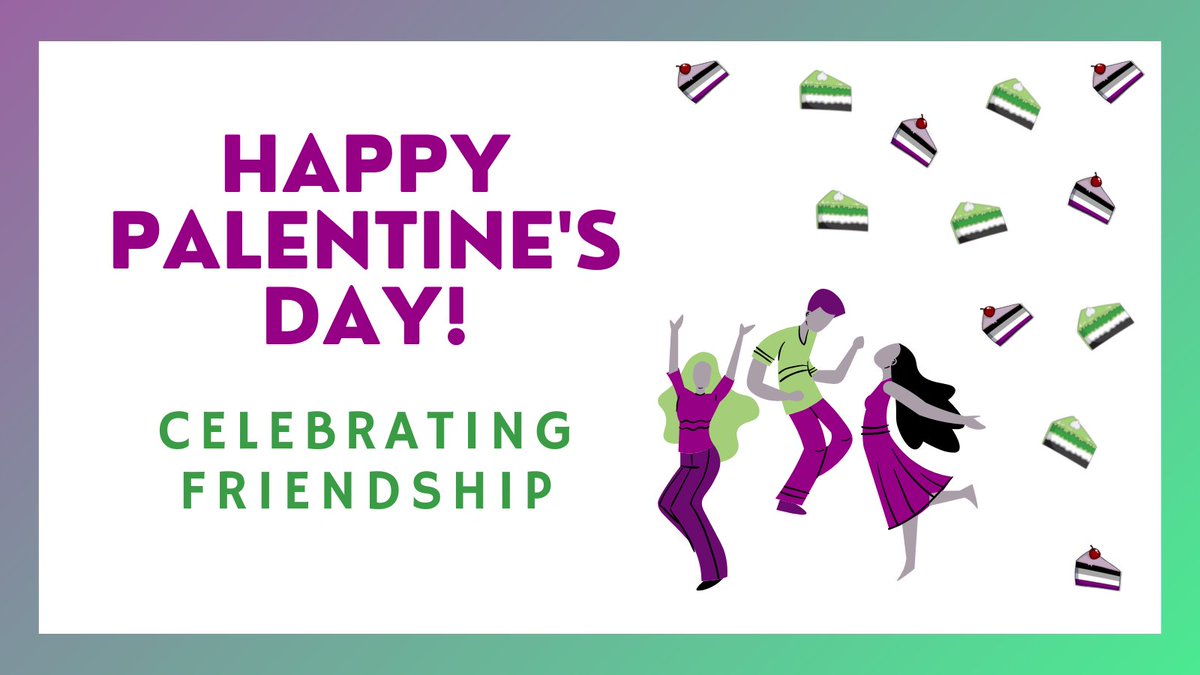 Today is #PalentinesDay! Let's show love to those who identify as Ace & Aro who may feel excluded due to societal norms emphasizing romance & sex. Tag a friend who brings you inspiration, support, upliftment & love. Spread joy within the #2SLGBTQIA+ community 🌈❤️