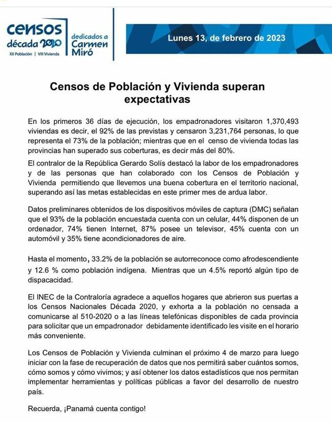 jose_dutari's tweet photo. Censo de población y vivienda. 🇵🇦 #Panama https://t.co/Auy9pQlYWp