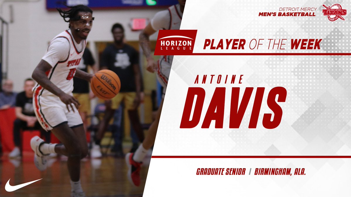 Davis Earns 14th Nike #HLMBB Player Of The Week Honor #DetroitsCollegeTeam 🔗 bit.ly/3E45CD4