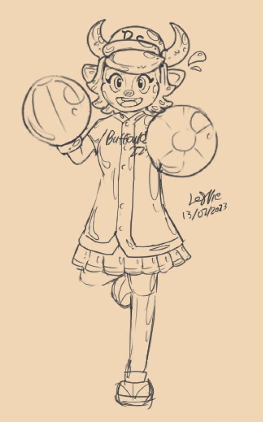 conflicted_abou's tweet photo. Cheering you on with pep and heavy creaks of rubber!
Lil warmup sketch of my favorite mascot from last night https://t.co/FpwJKtM3zn