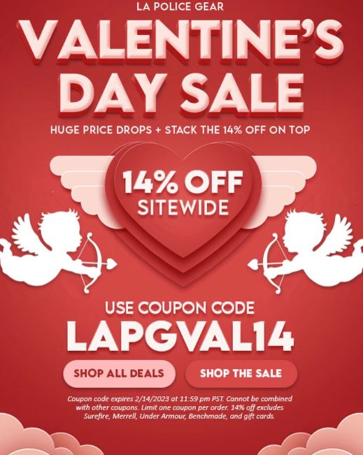 LA Police Gear on Twitter "The LAPG Valentine’s Day Sale starts now! 💝