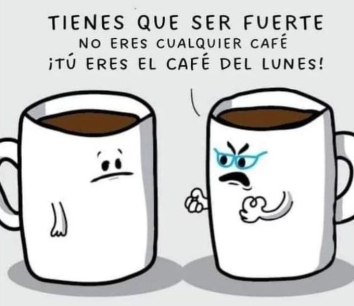 Buen inicio de semana queridos fauneskus... a sonreír, no sembrar odio, y a meterse en sus propios asuntos... 😊☕️