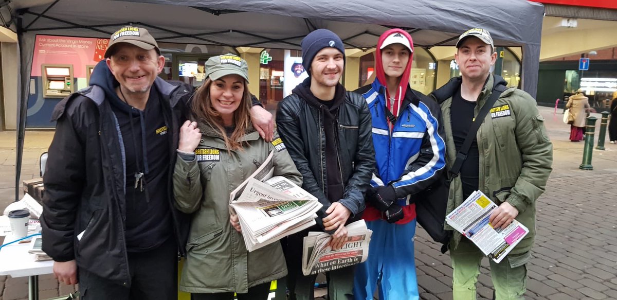 BL4Freedom's tweet photo. OLDHAM OUTREACH
Sat Feb 11th
300ish people reached with light papers and leaflets.
Oxford this Saturday for us and Manchester on the 25th. 
Please support us please by visiting
https://t.co/HEdJznSUZK. https://t.co/Fmnx37qXTo