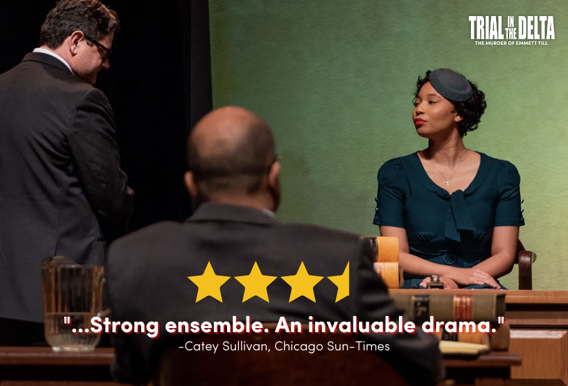 Thank you Catey Sullivan and <a href="/Suntimes/">Chicago Sun-Times</a>!

Don't miss your chance to see TRIAL IN THE DELTA, only four shows left. Ticket link in our bio!