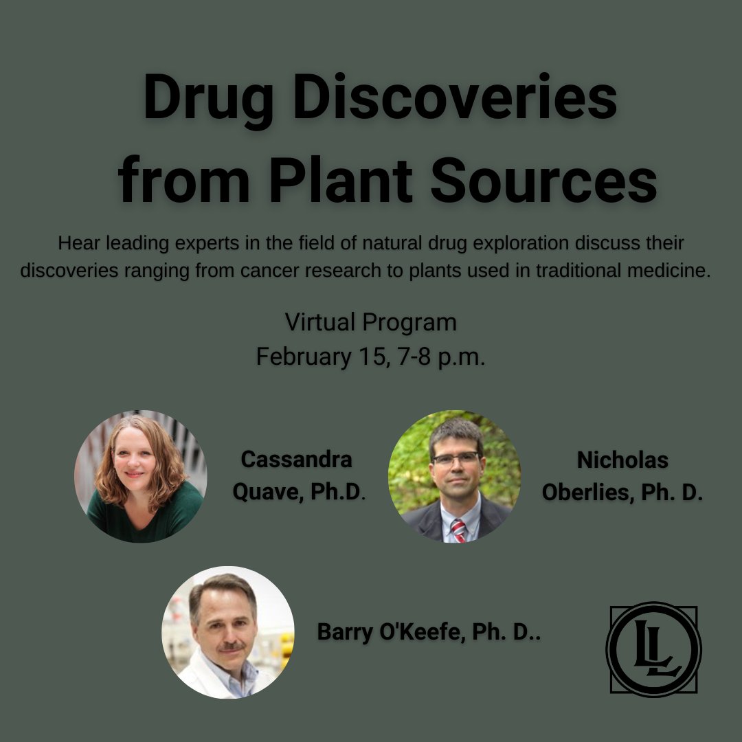 We are very excited for this program! <a href="/EmoryHerbarium/">Emory Herbarium</a> <a href="/QuaveEthnobot/">Dr. Cassandra Quave🌿⚕️</a> <a href="/pharmacognosy/">pharmacognosy.us</a> 
us06web.zoom.us/webinar/regist…