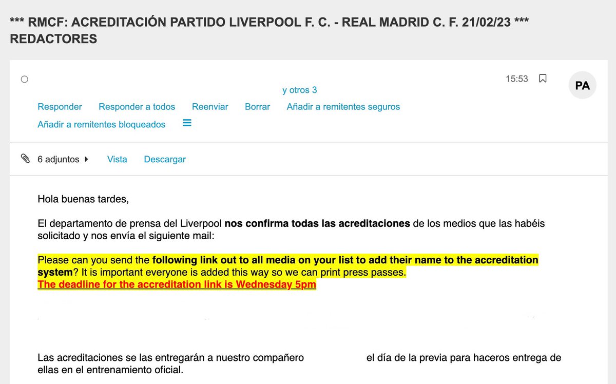 MengualEnLinea's tweet photo. #13Feb | Road to Anfield…⚽️🔥

Ya con la acreditación confirmada para @CDeportivaES para cubrir la ida entre el Liverpool y el Real Madrid, en un duelo correspondiente a los octavos de final de la UEFA Champions League. #UCL https://t.co/ded92a0Y3x