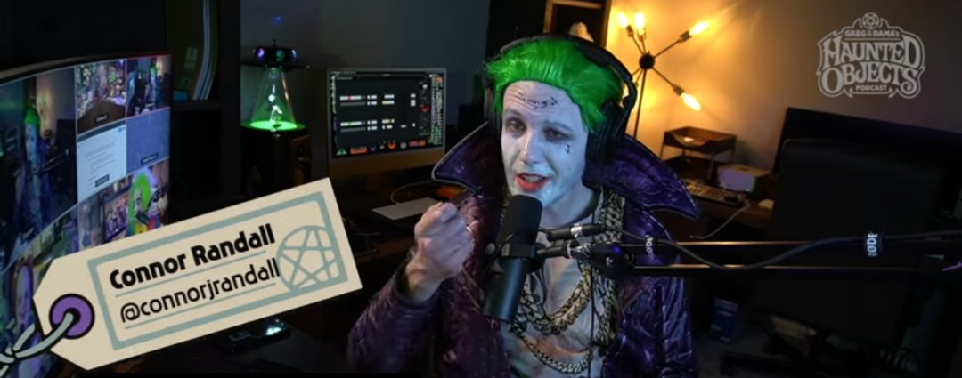 Because Mondays are hard here is <a href="/ConnorJRandall/">Connor Randall</a> to help get you through

<a href="/ObjectsPod/">The Haunted Objects Podcast</a>