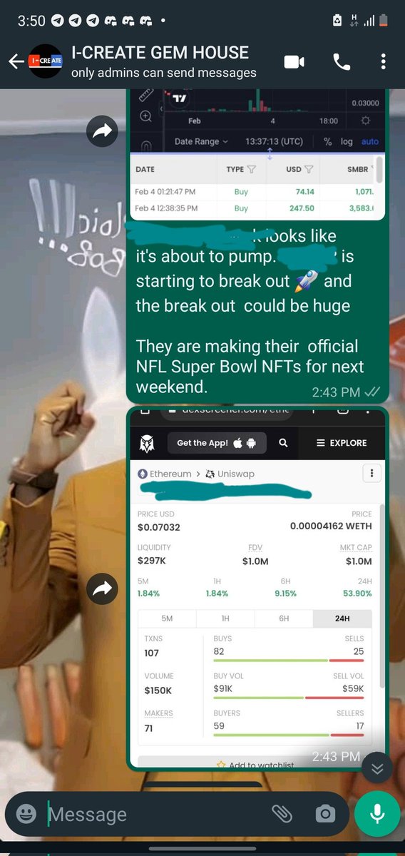 mosongojr's tweet photo. Called this project on the 4th of February before the #SuperBowlLVII they are working with one of the largest and most well known sports organizations in the world.
They dropped their super bowl #NFTs yesterday  we went   up by 70% and today  we are up by 320% in profits 💥💥. https://t.co/kISDkXVOL2