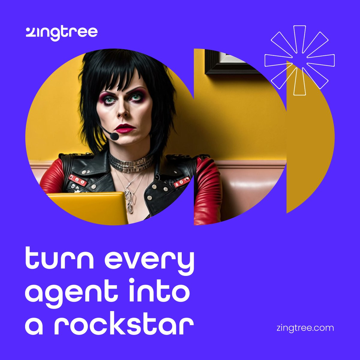 zingtree's tweet photo. Can you recognize who this is?
#rockstaragent #contact center #customersupport https://t.co/6x1b7yDhwM