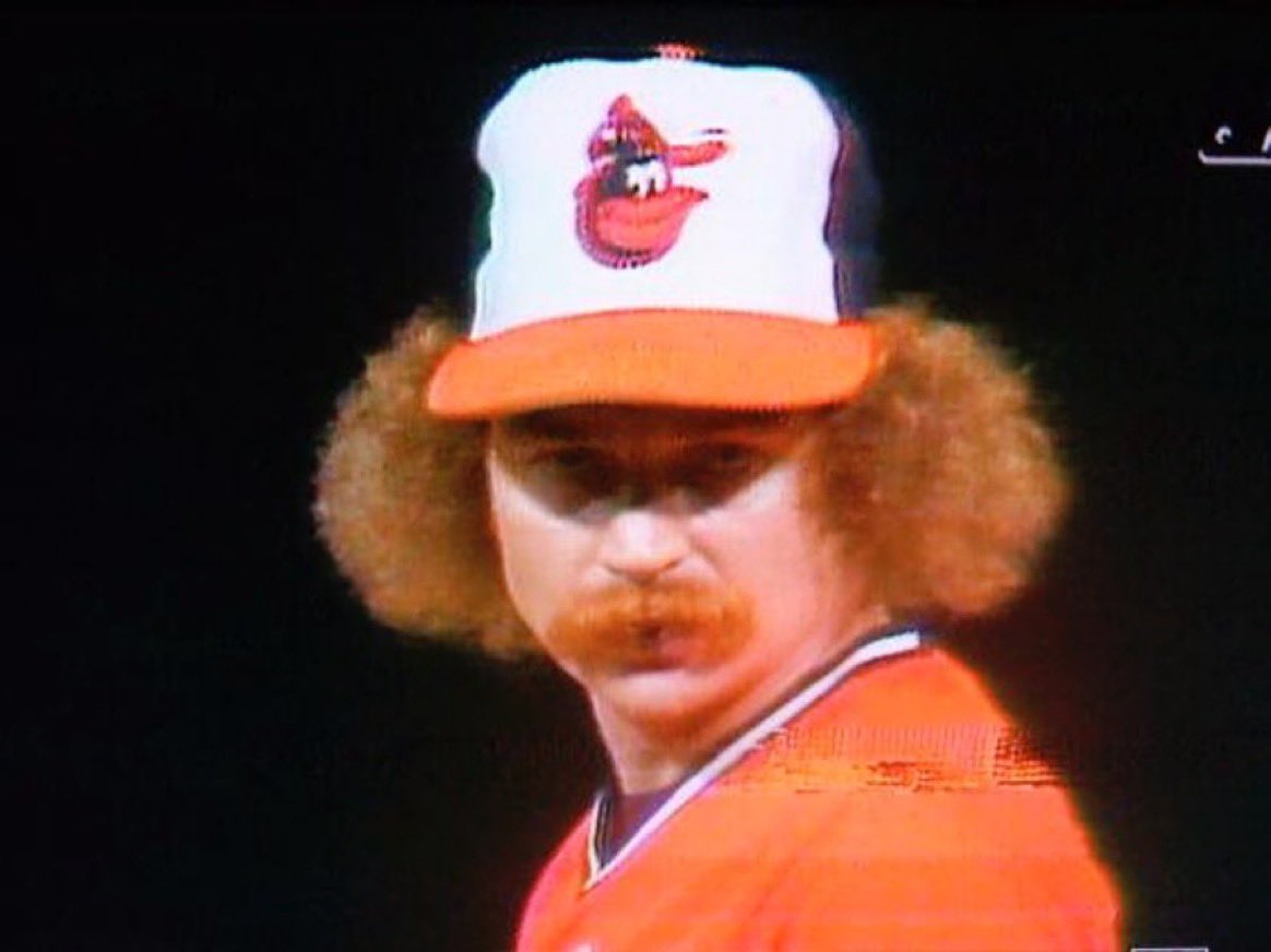 Super70sSports's tweet image. Don Stanhouse saved 21 games for the Orioles in 1979 while looking like the love child of Carrot Top and Wilford Brimley.