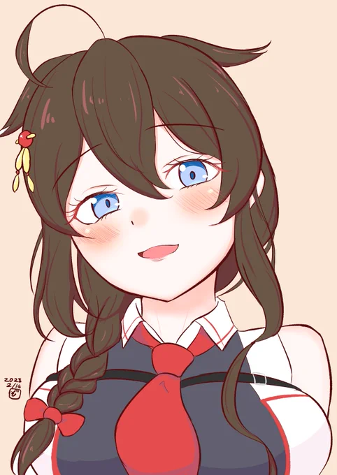 時雨ちゃんがすきで絵を描き始めて7年たったけど、これからもずっとだいすき#艦これ版深夜の真剣お絵描き60分一本勝負#艦これ版真剣お絵描き60分一本勝負_20230213 