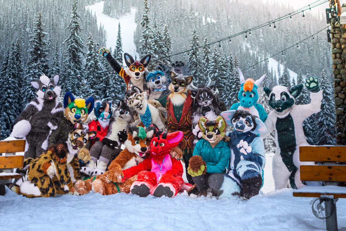 Yesterday I returned from Fur Peaks, a week-long ski trip to beautiful Sun Peaks in BC. From the skiing, to invading the village in fursuit, to just hanging out and enjoying each other's company, it was an amazing experience. See you on the slopes sometime soon!

📸: <a href="/AvocadoSnek/">avocadosnek.bsky.social</a>