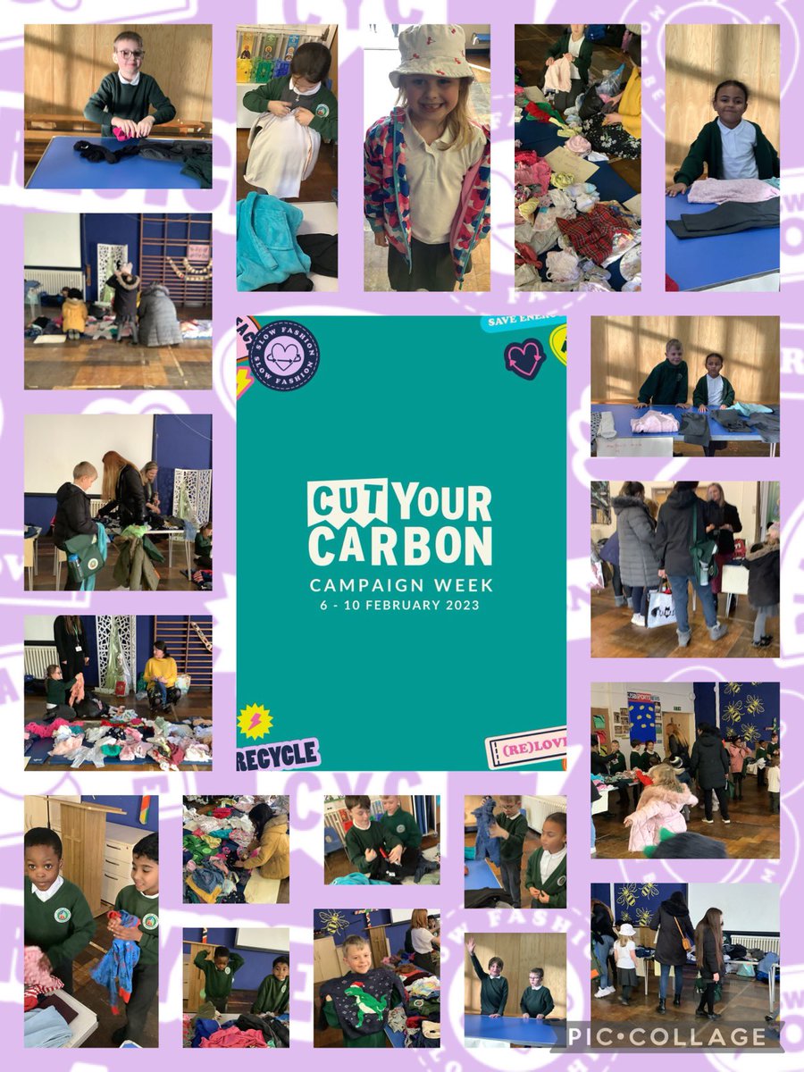 SJSB Laudato Si’ (@sjsblaudatosi) on Twitter photo As part of our Waste topic for <a href="/EcoSchools/">Eco-Schools England</a>, we have been learning about how the clothing industry effects climate change. We decided to hold a second hand shop to reuse good quality clothing that we no longer need♻️. #cutyourcarbon <a href="/StJosephStBede/">StJoseph StBede RCPS</a> #sjsbsmsc #sjsbpshe As part of our Waste topic for <a href="/EcoSchools/">Eco-Schools England</a>, we have been learning about how the clothing industry effects climate change. We decided to hold a second hand shop to reuse good quality clothing that we no longer need♻️. #cutyourcarbon <a href="/StJosephStBede/">StJoseph StBede RCPS</a> #sjsbsmsc #sjsbpshe