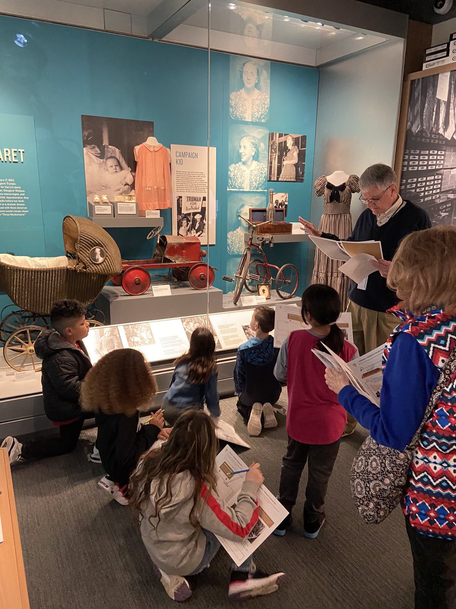 Jenifer_Barnett's tweet photo. So excited to be kicking off our 3rd grade study trips @TrumanLibrary today! #isd3rd #isdstrong @BryantBobcats1 https://t.co/JvAPObF1Fw