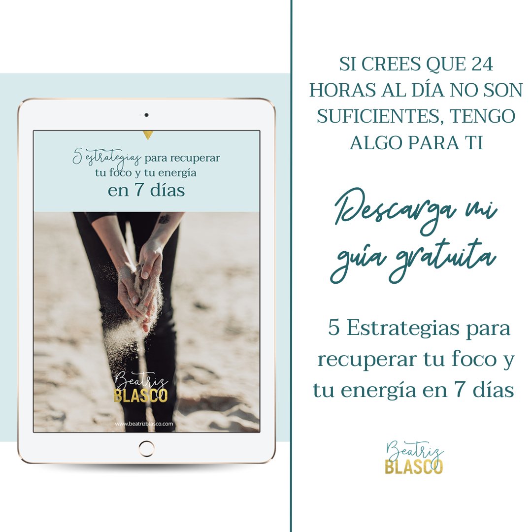 Descarga mi guía gratuita y descubre: cómo mejorar tu relación con la productividad consciente, reconciliarte con el reloj y dejar de ver tu agenda como un enemigo a batir.
Además, recibirás cada semana contenido práctico para que vuelvas a ser dueña de tu tiempo.