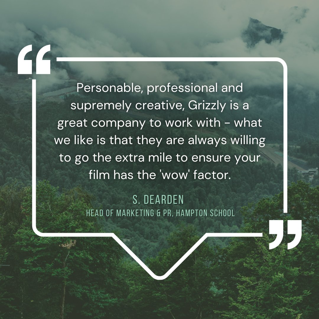 It feels fantastic when we receive such great feedback from our clients!

We produced Hampton School's annual prize-giving video highlighting students' achievements throughout the year. See what they had to say about our work! 

#contentcreation #filmproduction #clients #video