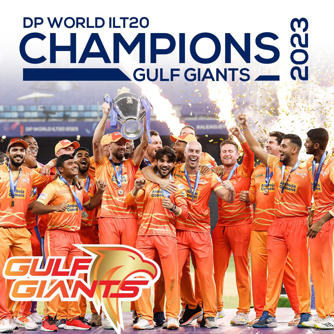 Dubai International Stadium (@dubaistadium) on Twitter photo WHAT.A.TEAM! โจ
CHAMPIONS of the inaugural season of DP World IL20!! ๐คฉ
<a href="/GulfGiants/">Gulf Giants ๐ฆ
</a>
#DPWorldILT20 #Champions #RingOfFire WHAT.A.TEAM! โจ
CHAMPIONS of the inaugural season of DP World IL20!! ๐คฉ
<a href="/GulfGiants/">Gulf Giants ๐ฆ
</a>
#DPWorldILT20 #Champions #RingOfFire