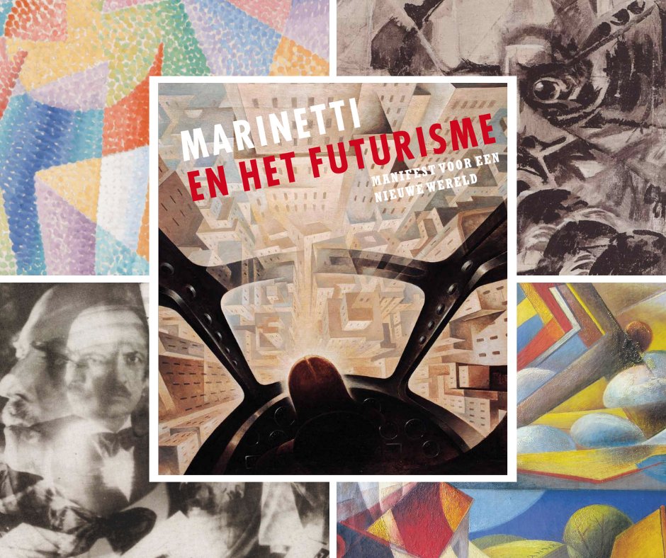 Alleen deze week is de tentoonstelling van Marinetti nog te bezoeken in @rijksmuseum_twenthe. Waanders Uitgevers produceerde het boek bij deze expositie. Bestel nu bij uw boekhandelaar of op Waanders.nl
