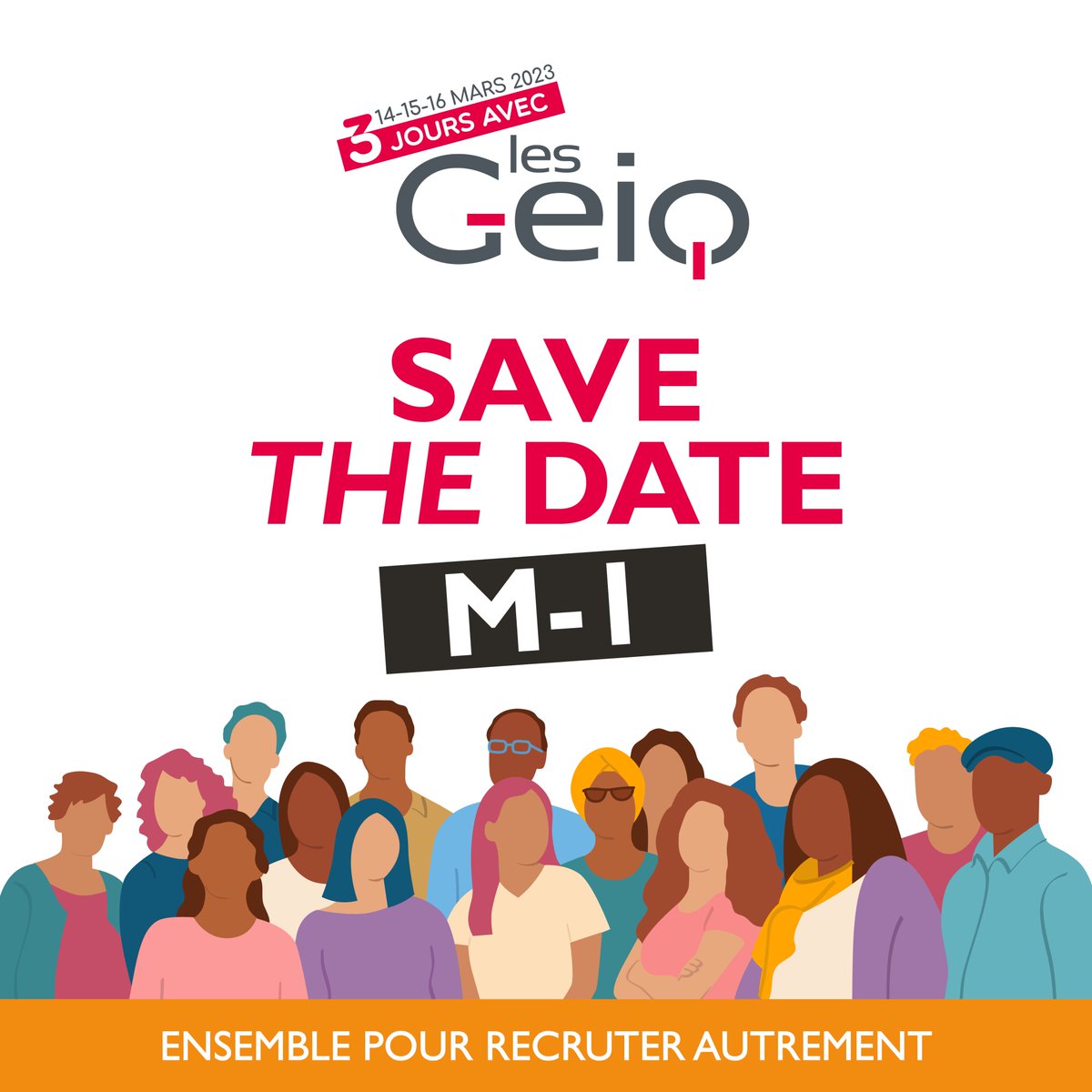 Cette année, les 3 jours avec les GEIQ seront l'occasion de mettre à l'honneur nos actions et de renforcer nos liens avec tous les acteurs de l'#emploi et de la #formation. C'est en innovant ensemble que de beaux parcours se construisent chaque jour ! 💪