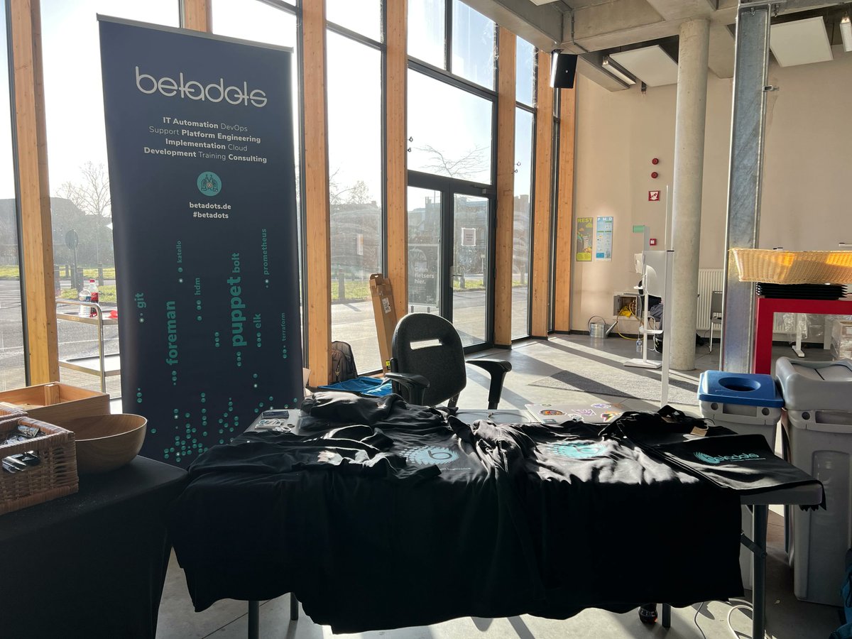 betadots's tweet photo. 2/2 Some more impressions of the #CfgMgmtCamp last week in Ghent. We presented our #Hiera Data Manager HDM and talked about "Puppet is YAML" (Martin Alfke @tuxmea) and "Why Open Source brings more value to business" (Tim Meusel).

Photos: Robert Waffen

#opensource #puppetize https://t.co/OlJzhEnyPb