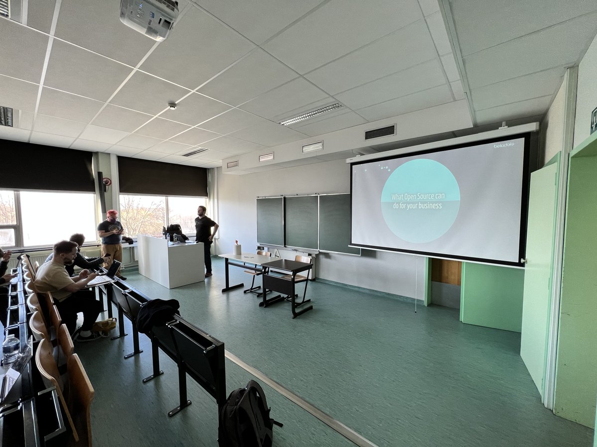 betadots's tweet photo. 2/2 Some more impressions of the #CfgMgmtCamp last week in Ghent. We presented our #Hiera Data Manager HDM and talked about "Puppet is YAML" (Martin Alfke @tuxmea) and "Why Open Source brings more value to business" (Tim Meusel).

Photos: Robert Waffen

#opensource #puppetize https://t.co/OlJzhEnyPb