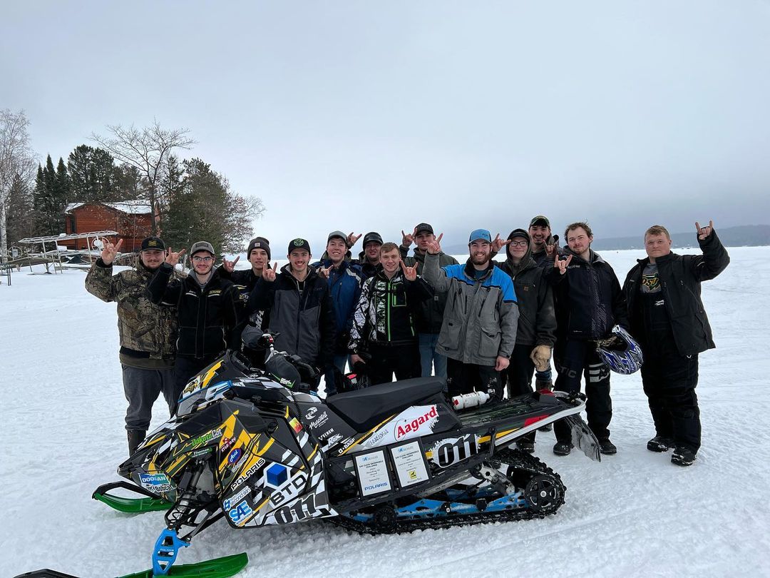 NDSUEngineering's tweet image. Congratulations to the NDSU Clean Snowmobile team on another great season. This week they competed in the annual SAE Clean Snowmobile Challenge in Eagle River, Wisconsin.

The Bison had a great showing in 2023, finishing best in handling and best in emissions! #NDSUengineering