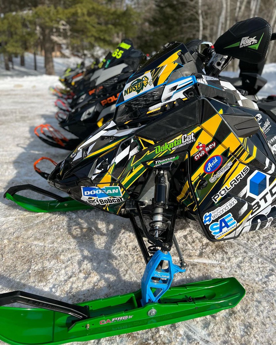 NDSUEngineering's tweet image. Congratulations to the NDSU Clean Snowmobile team on another great season. This week they competed in the annual SAE Clean Snowmobile Challenge in Eagle River, Wisconsin.

The Bison had a great showing in 2023, finishing best in handling and best in emissions! #NDSUengineering