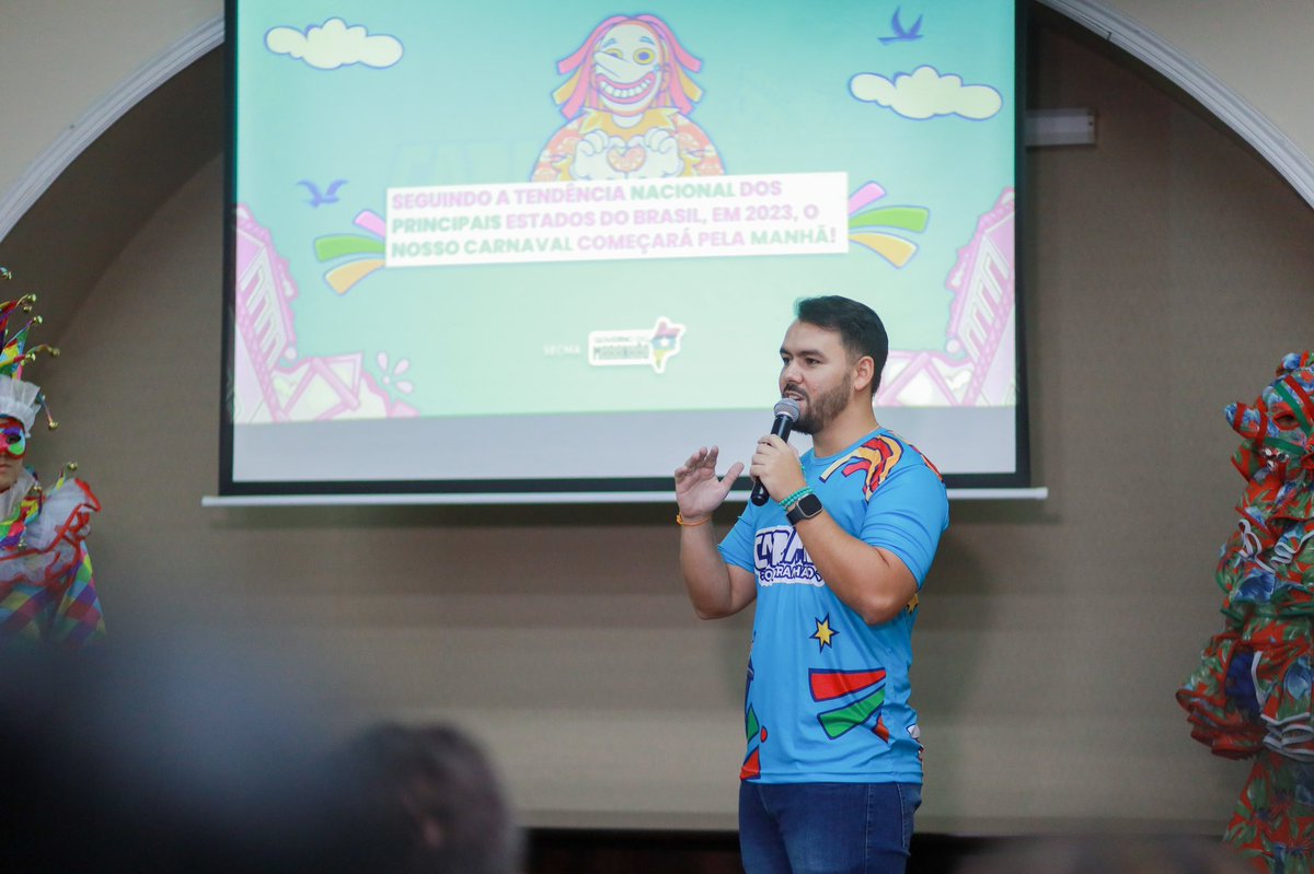 carlosbrandaoma's tweet photo. Tudo pronto para o maior Carnaval da nossa história. Recebemos no Palácio dos Leões os profissionais da imprensa do Maranhão para apresentar a programação oficial dos cinco dias de folia.#carnavaldomaranhão https://t.co/Swuspf4Ap7