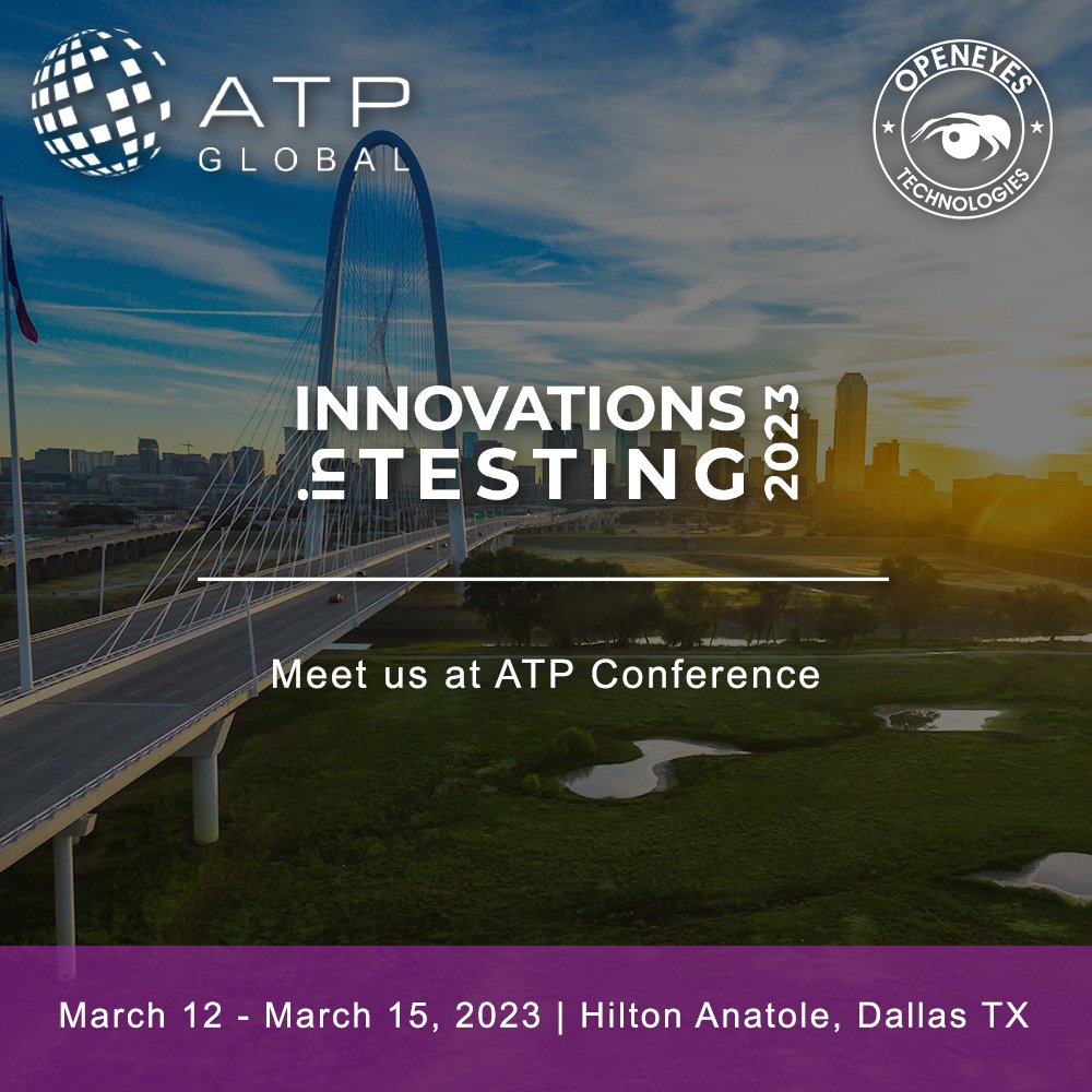 OpenEyesTech's tweet image. Less than 30 days to go!  
 
Excited to gain industry knowledge from the invaluable speakers and discussing the trend with industry leaders.  
 
We appreciate and applaud @ATPConf for this year&apos;s conference. 

#ATPconference #InnovationsInTesting #ATPconf #OpenEyesTech