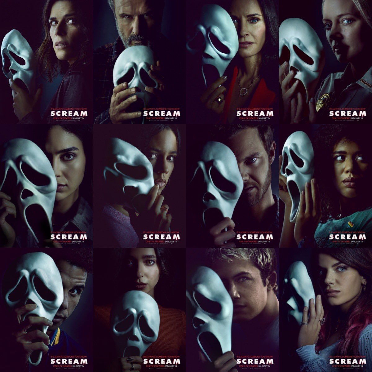 slshers's tweet photo. Scream (2022)              #ScreamVI (2023) https://t.co/OsVtrb1ece