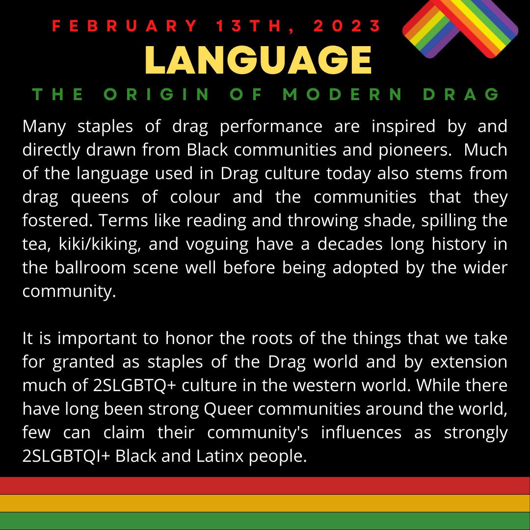 Black History Month 2023:
Ballroom and Beyond, The Origins of Modern Drag.

#blackhistorymonth #blackhistory #bhm #lgbtq #lgbtq🌈 #lgbtqia