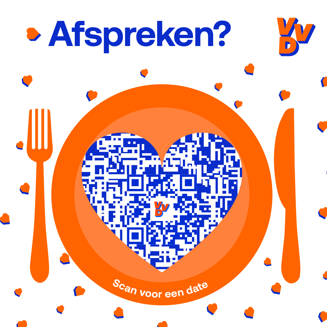 Het is #Valentijnsdag! Zullen we afspreken op 15 maart? 

Scan de QR-code en zet onze date in je agenda. 💙