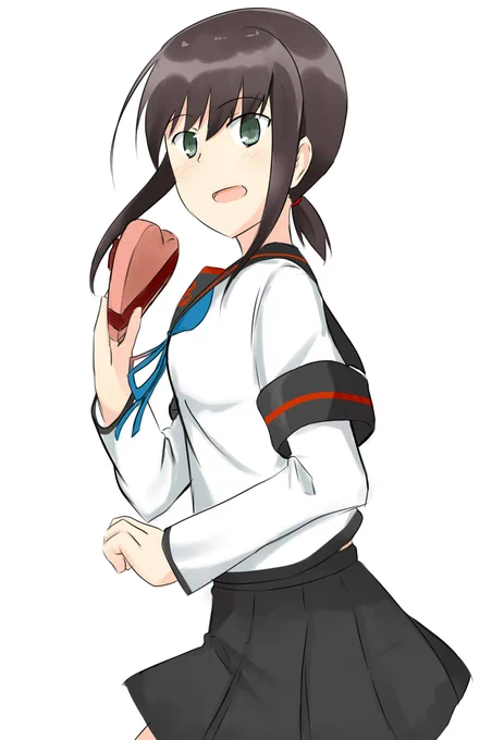 夜中にすいません!バレンタインです!!#艦これ #吹雪 