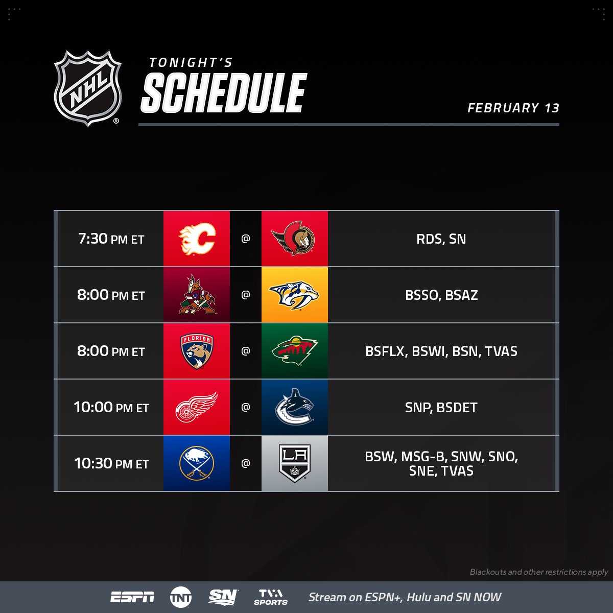 NHL tweet media