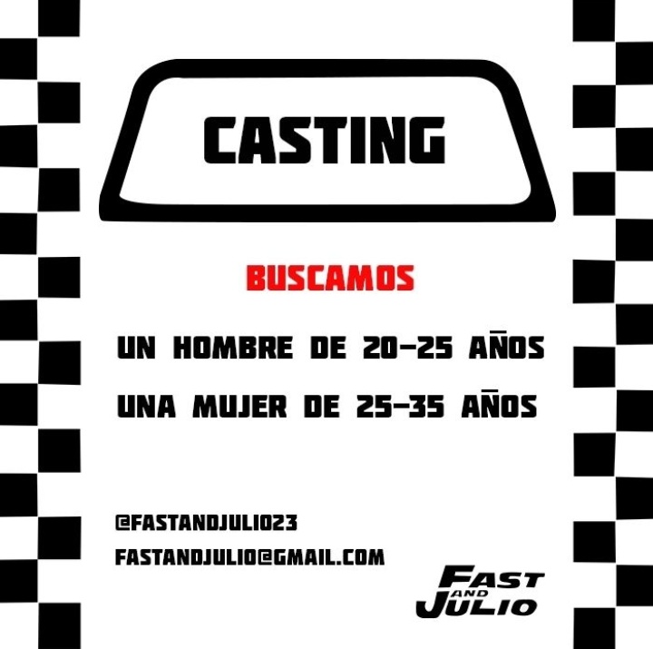 liagnc_'s tweet photo. Hola! Mis compañeros y yo estamos buscando a actores que les apetezca participar en nuestro casting para el capítulo piloto de nuestra serie.
Agradecemos difusión. Gracias!! 
Insta: @fastandjulio23 https://t.co/BvD1MdZYPi