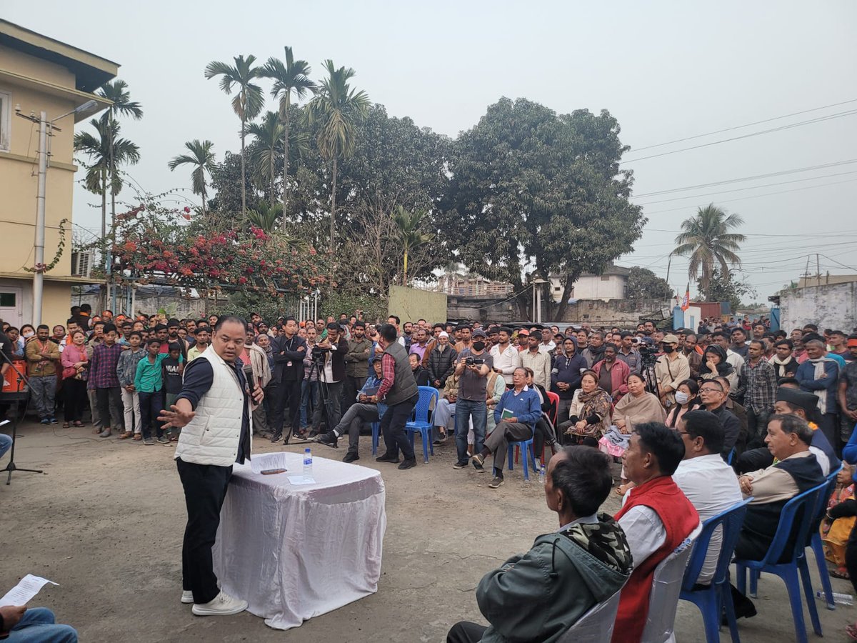 tovihoto's tweet photo. Kicked off my election Campaign today at Ward No. 2 &amp; 22 under 1 Dimapur-l A/C for the forthcoming #NLAElection2023.

Overwhelmed by the huge turnout and support from the people of the respective wards. Grateful for the wonderful beginning!

Vote for BJP, Vote for Progress! https://t.co/wXO3CFkgto