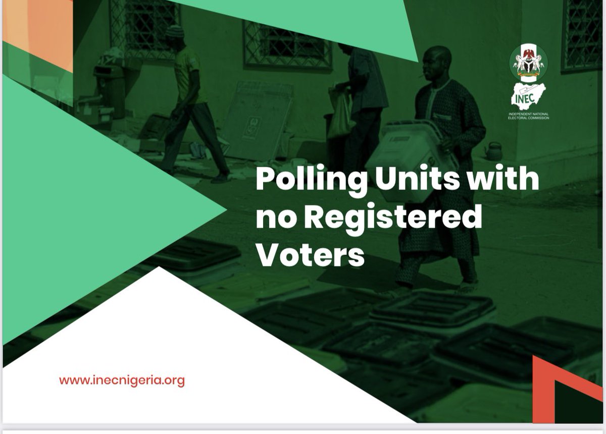 INEC Nigeria on Twitter: "List of the 240 Polling Units across the country  with no registered voters and where voting will not take place on 25th  February (Presidential/National Assembly Election) and 11th