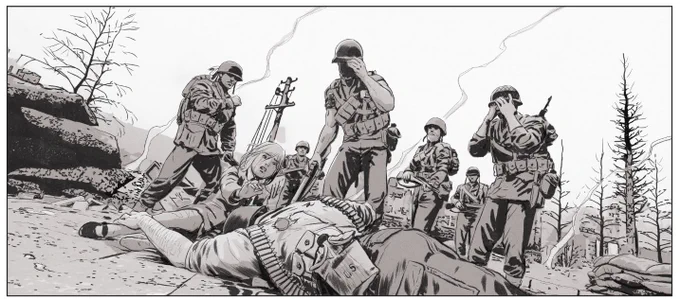 Have a great week everyone! Love drawing WWII stuff. #DCComics #JSA 