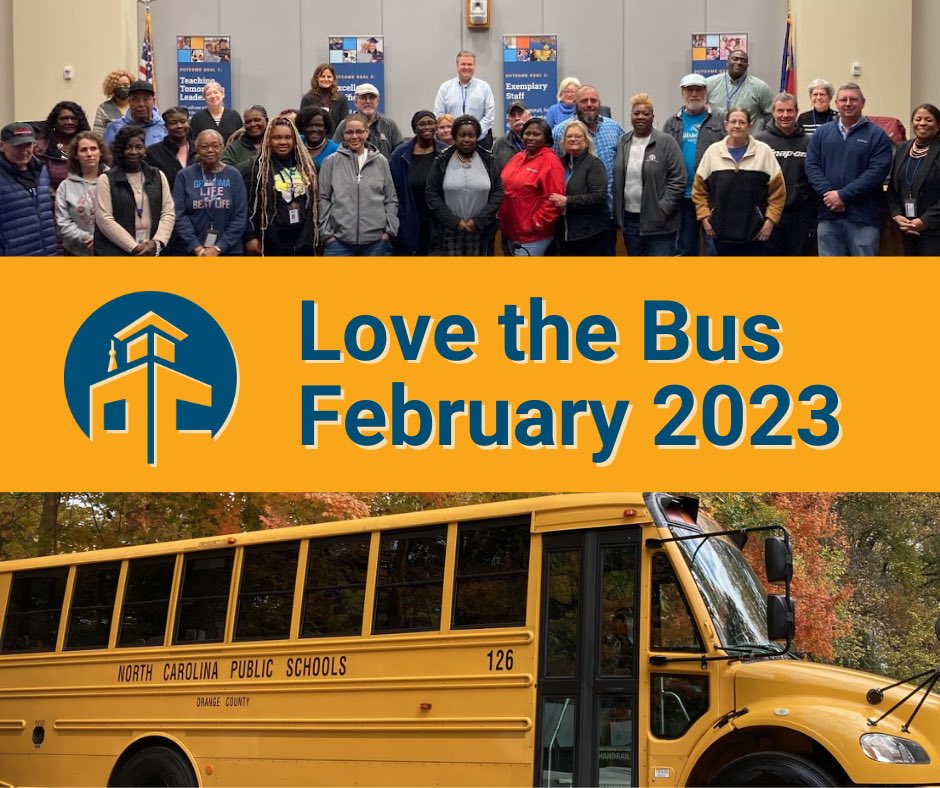 OCS_SHAC's tweet photo. February 13 - 17 is Love The Bus Week. We'd like to give a shout-out to our amazing Transportation Department for all you do to support  and safely transport our students. Thank you! ❤️ @OrangeCoSchools https://t.co/ek8zsIoTOU