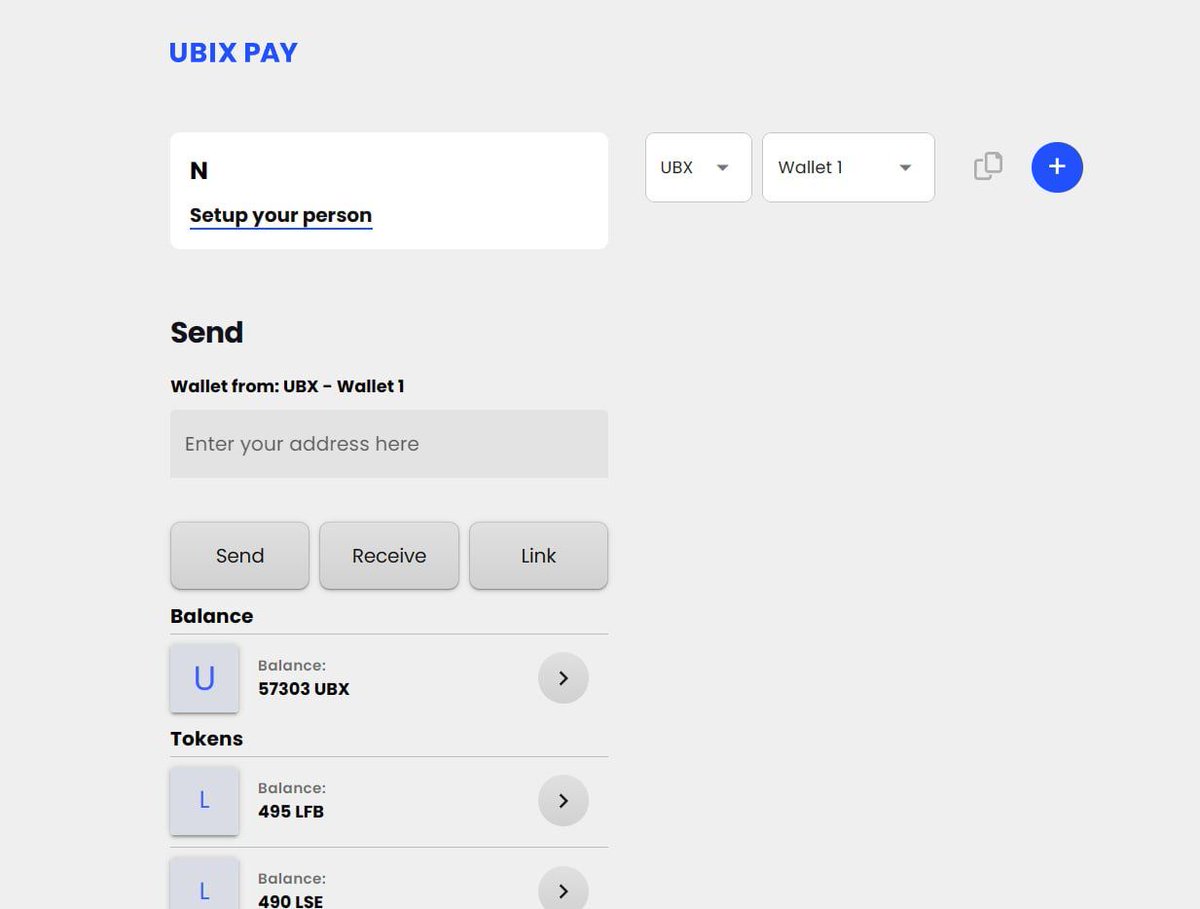 UBIX_Network's tweet photo. Hi Everyone!👍

How about a glance of the new https://t.co/KkvWY73cDA wallet!?🔥🤩😎

🔹Receiving and sending payments via Social ID
🔹Direct access to digital asset purchases issued via 4Tokens
🔹Management of BTC, ETH, and UBX wallets in one place.

#UBX #UBIX #Ubixpay
💪💪 https://t.co/BzYp6v8Hsq