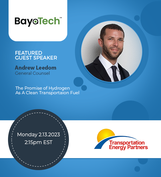 H2Bayo's tweet photo. Today at the #EnergyIndependenceSummit our own @leedom_andrew  will discuss the future of #hydrogen as a #cleantransportation #fuel. He'll be on stage with #cleanenergy leaders @FreeReyes from @LancerEnergy, @ChristinaCilen7 from @C2ES_org and Susan Fernandez from ACES-Delta. https://t.co/KqIZIoSUS8